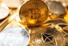 silver and gold round coins
