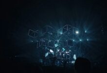 geometric shape digital wallpaper