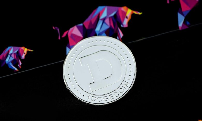 a close up of a coin on a black surface