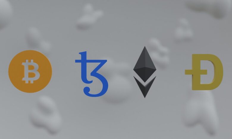 a group of different types of crypt symbols