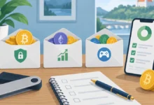 Tri oddelené rozpočtové obálky pre rezervu, krypto investície a online výdavky
